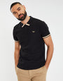 Black Rib Collar Classic Polo Shirt