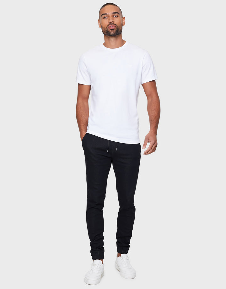 Black Wash Jean Joggers