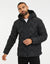Black Zig Zag Quilted Jacket