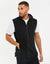Black Fitness Fleece Gilet