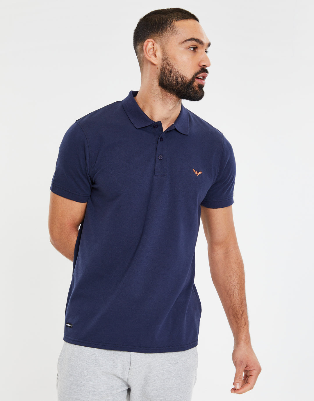 Blue Short Sleeve Classic Polo Shirts (3 Pack)