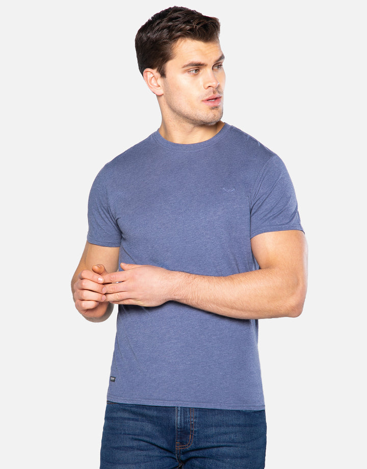 Blue Mix Cotton Rich T-Shirts (5 Pack)