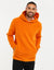 Orange Microfleece Overhead Hoodie