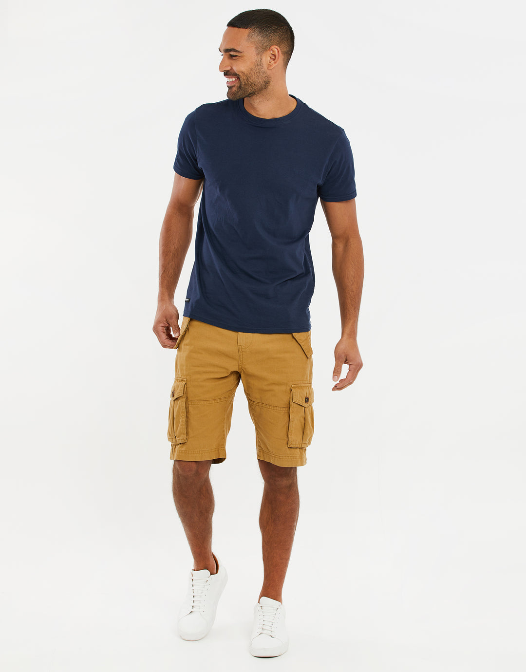 Camel Brown Cargo Shorts