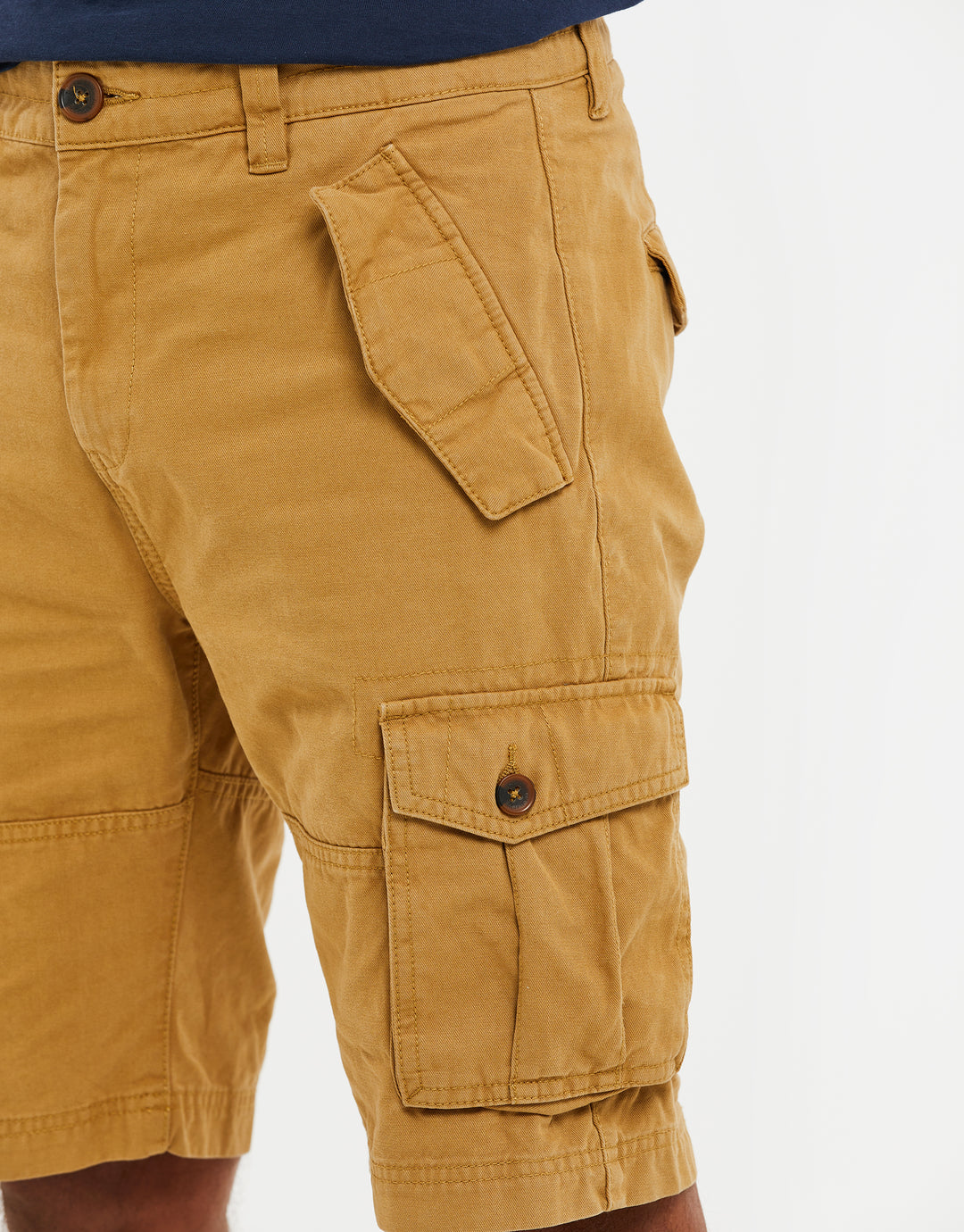 Camel Brown Cargo Shorts