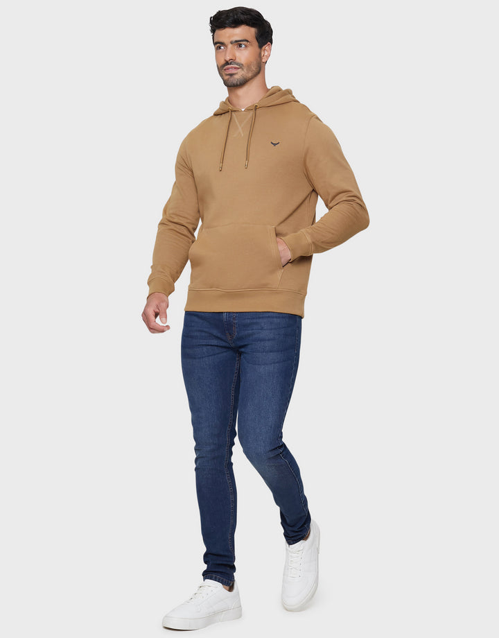 Camel Brown Overhead Hoodie