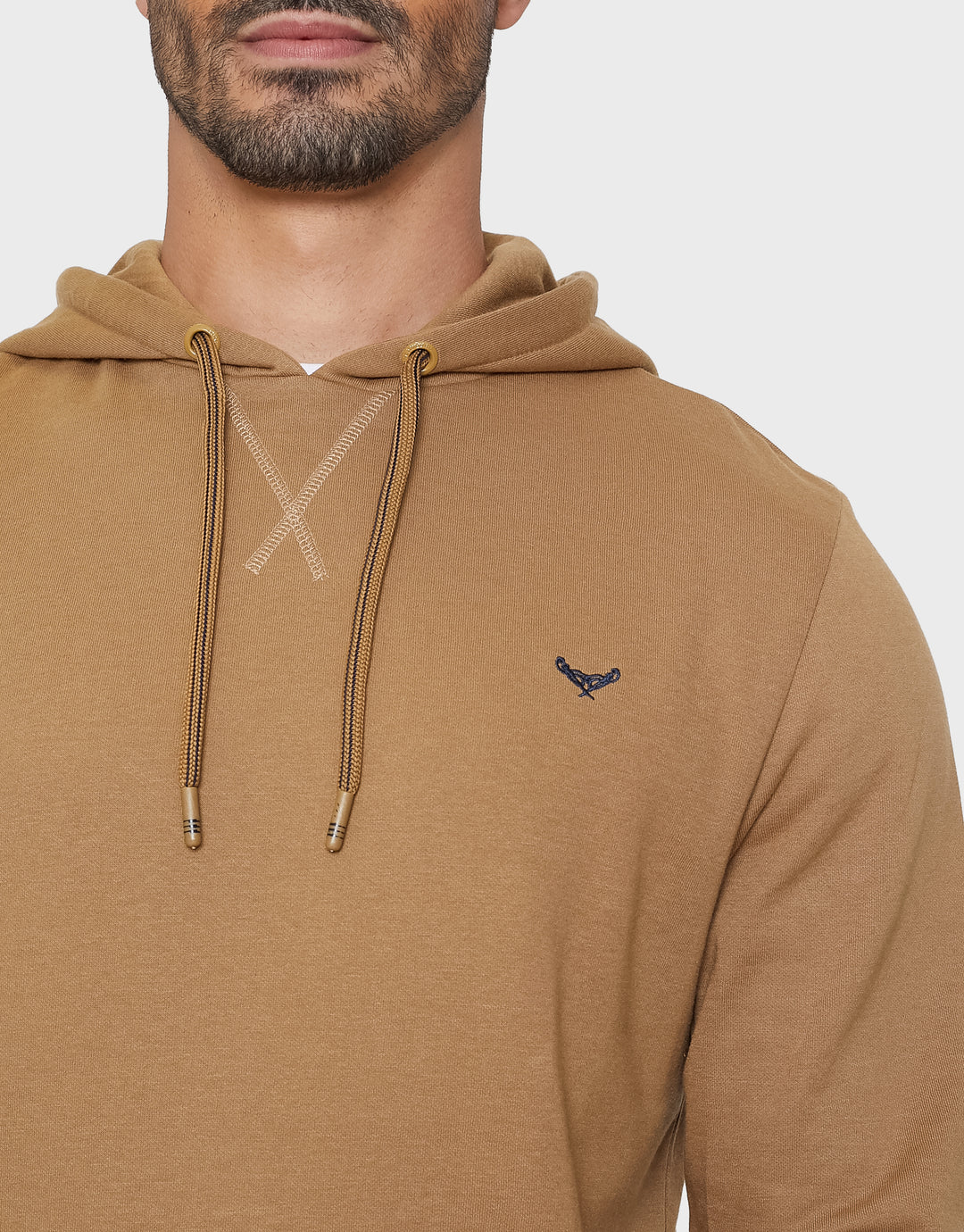 Camel Brown Overhead Hoodie