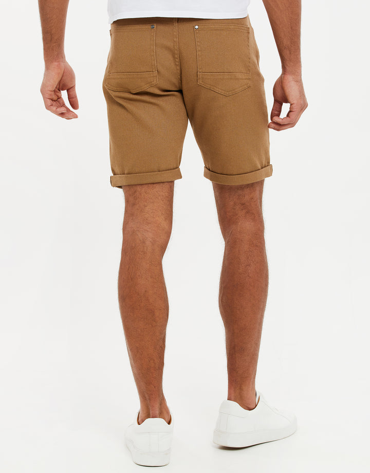 Camel Brown Chino Shorts