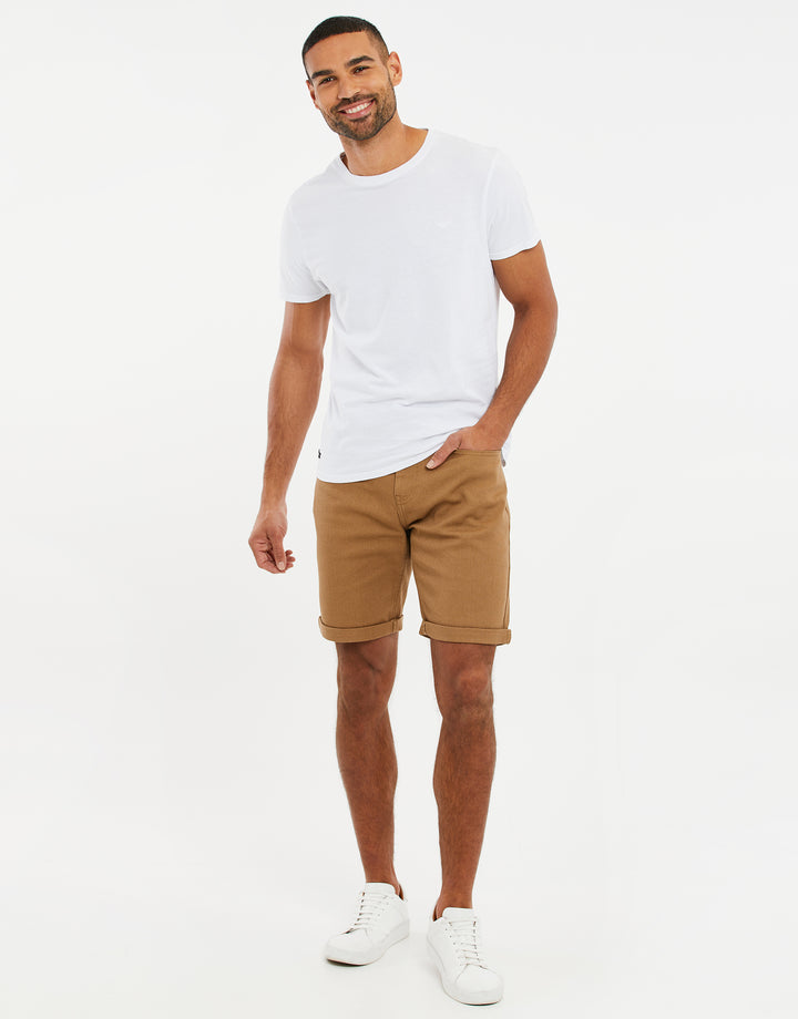 Camel Brown Chino Shorts