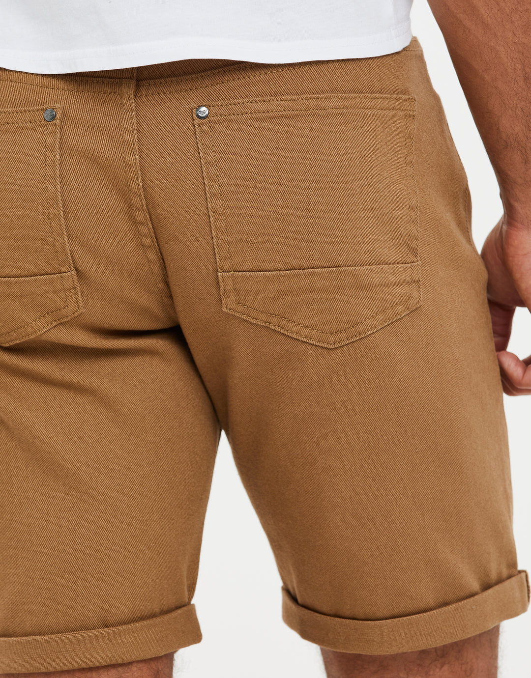 Camel Brown Chino Shorts