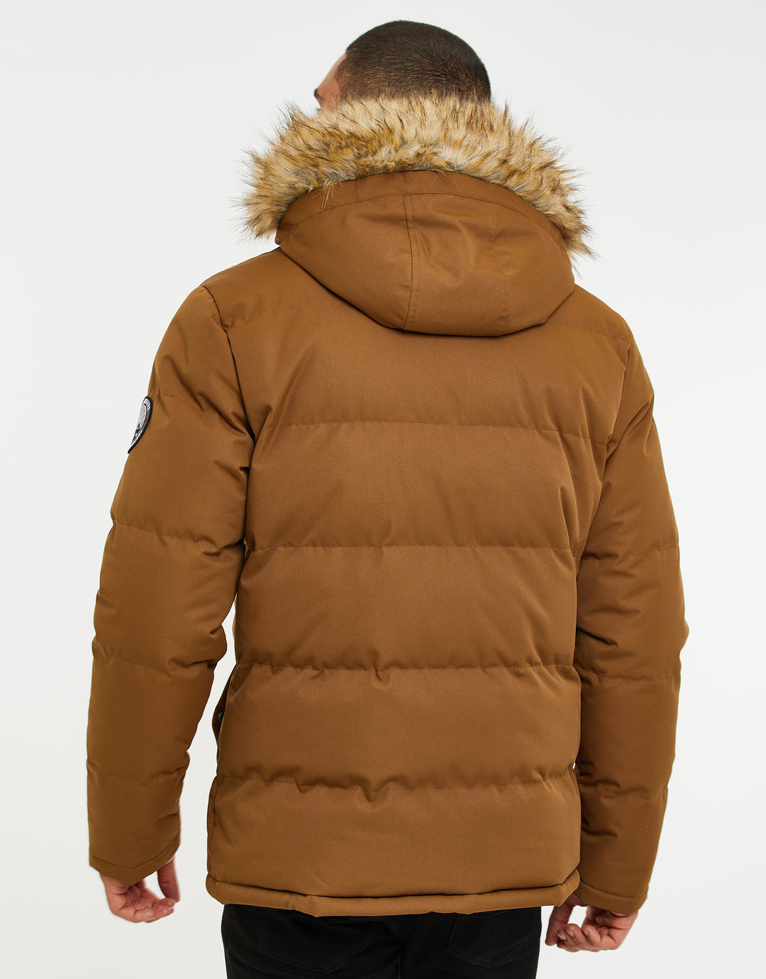 Camel Brown Parka Jacket