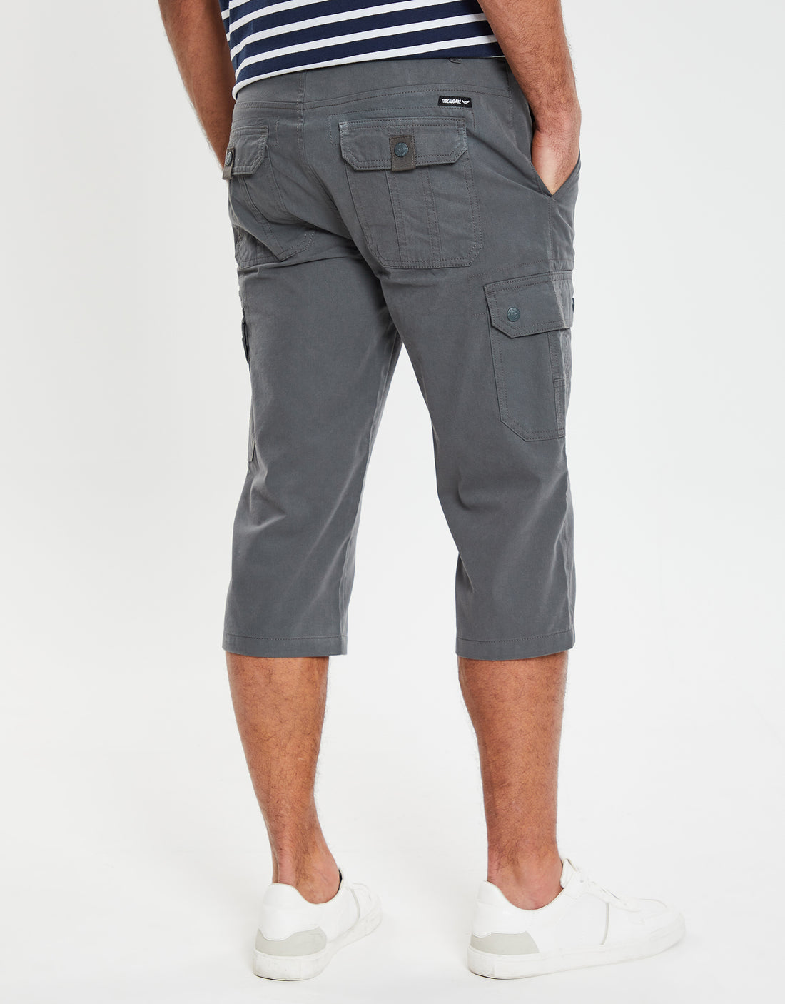 MODEL OFF DUTY DROP | denim 3/4 length trousers - small – remass