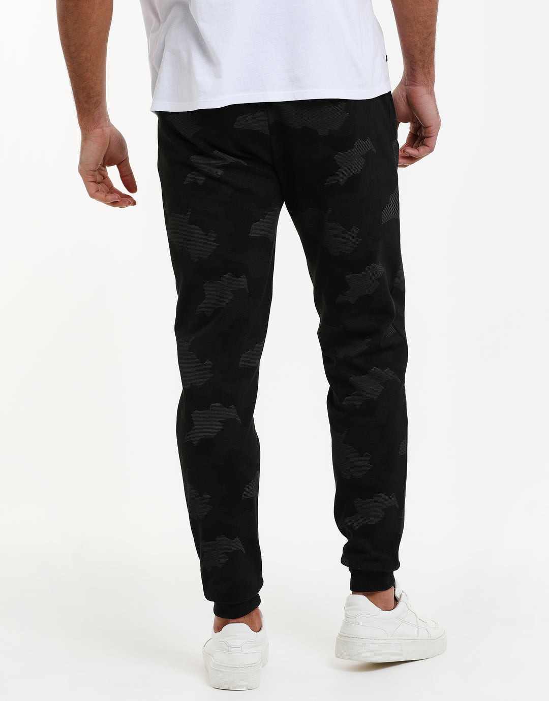 Charcoal Grey Camo Joggers