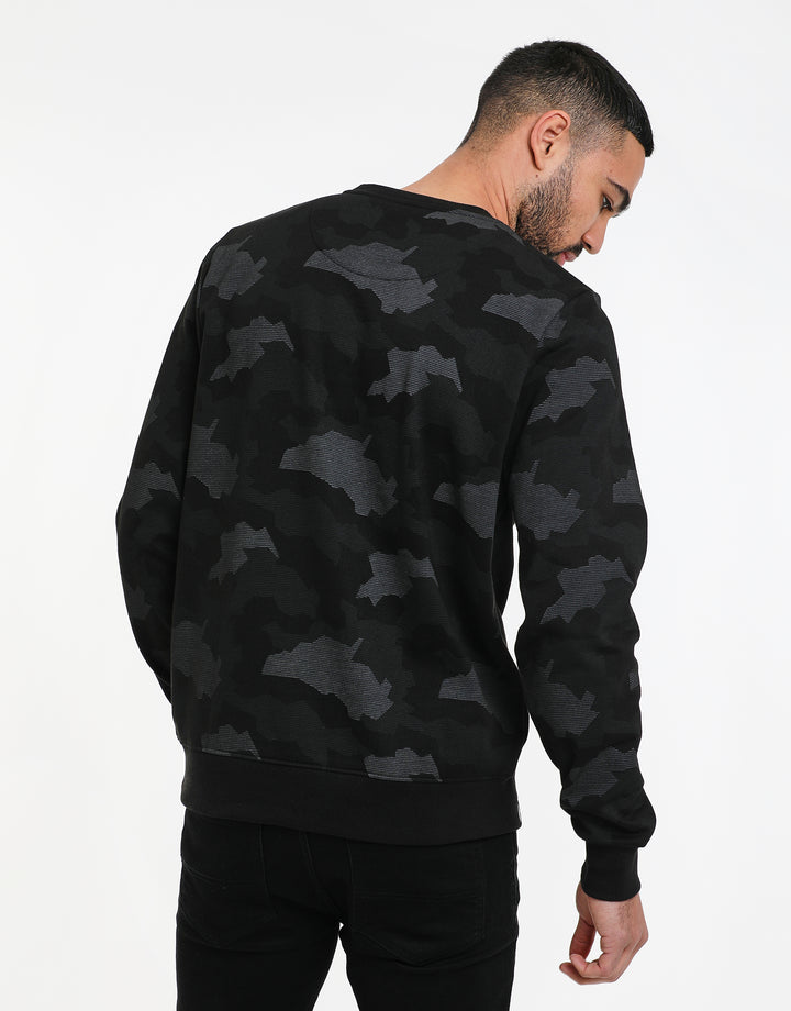 Charcoal Grey Camo Sweatshirt