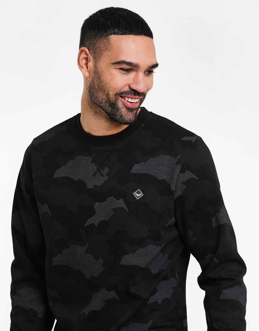 Charcoal Grey Camo Sweatshirt