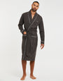 Charcoal Grey Marl Lightweight Dressing Gown