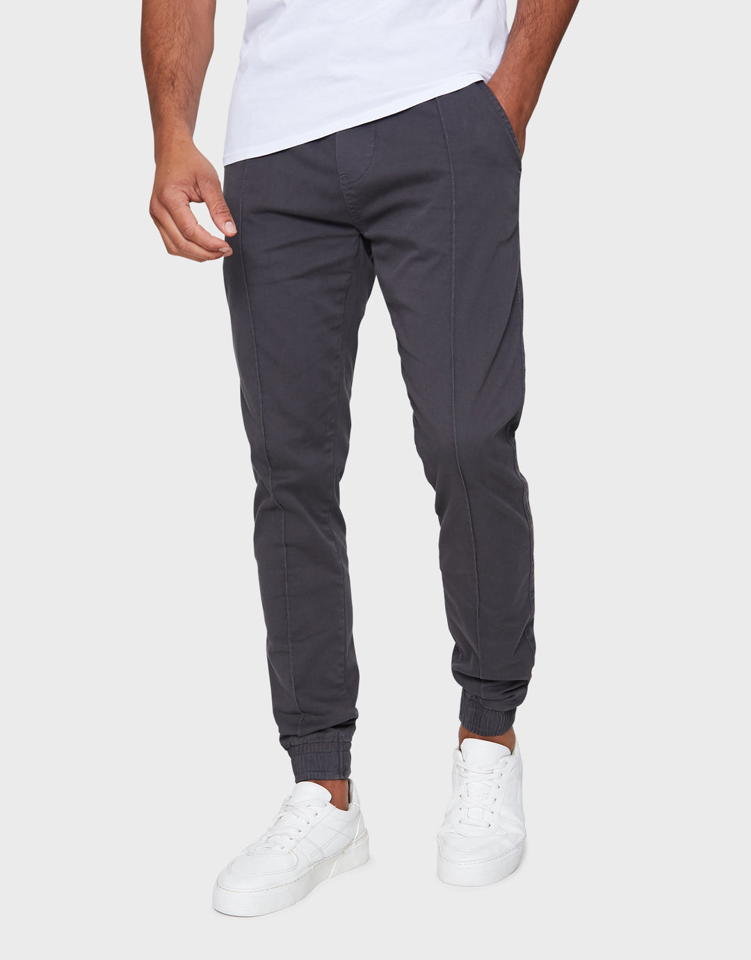 Charcoal Grey Slim Fit Trousers