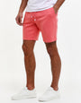 Coral Pink Fleece Shorts