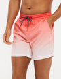 Coral Pink Ombré Swim Shorts