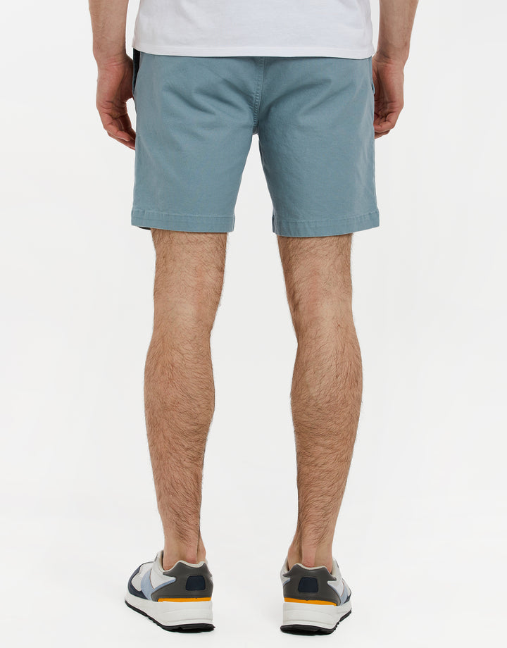 Duck Egg Blue Jogger Style Chino Shorts