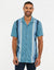 Blue Striped Short Sleeve Shirt