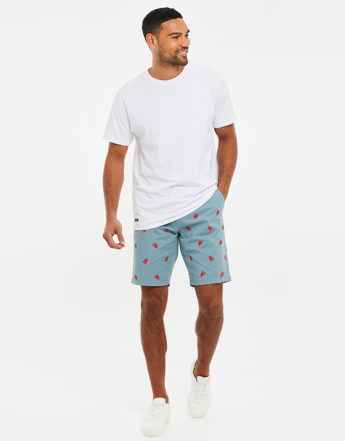 Men's lobster deals print shorts