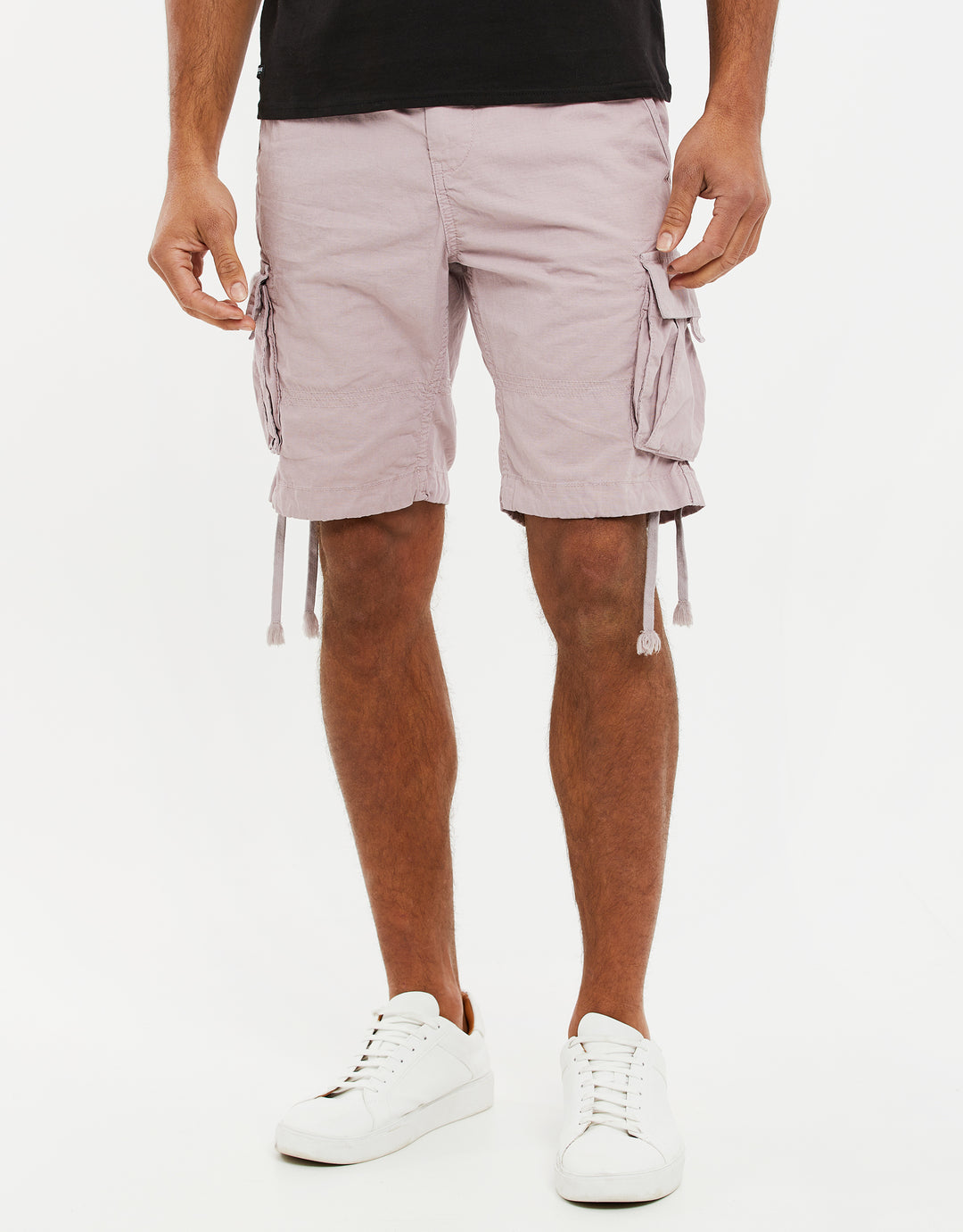 Dusky Pink Cargo Shorts