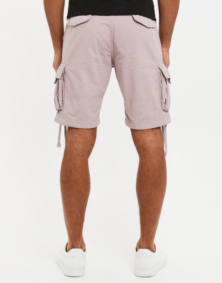 Dusky Pink Cargo Shorts