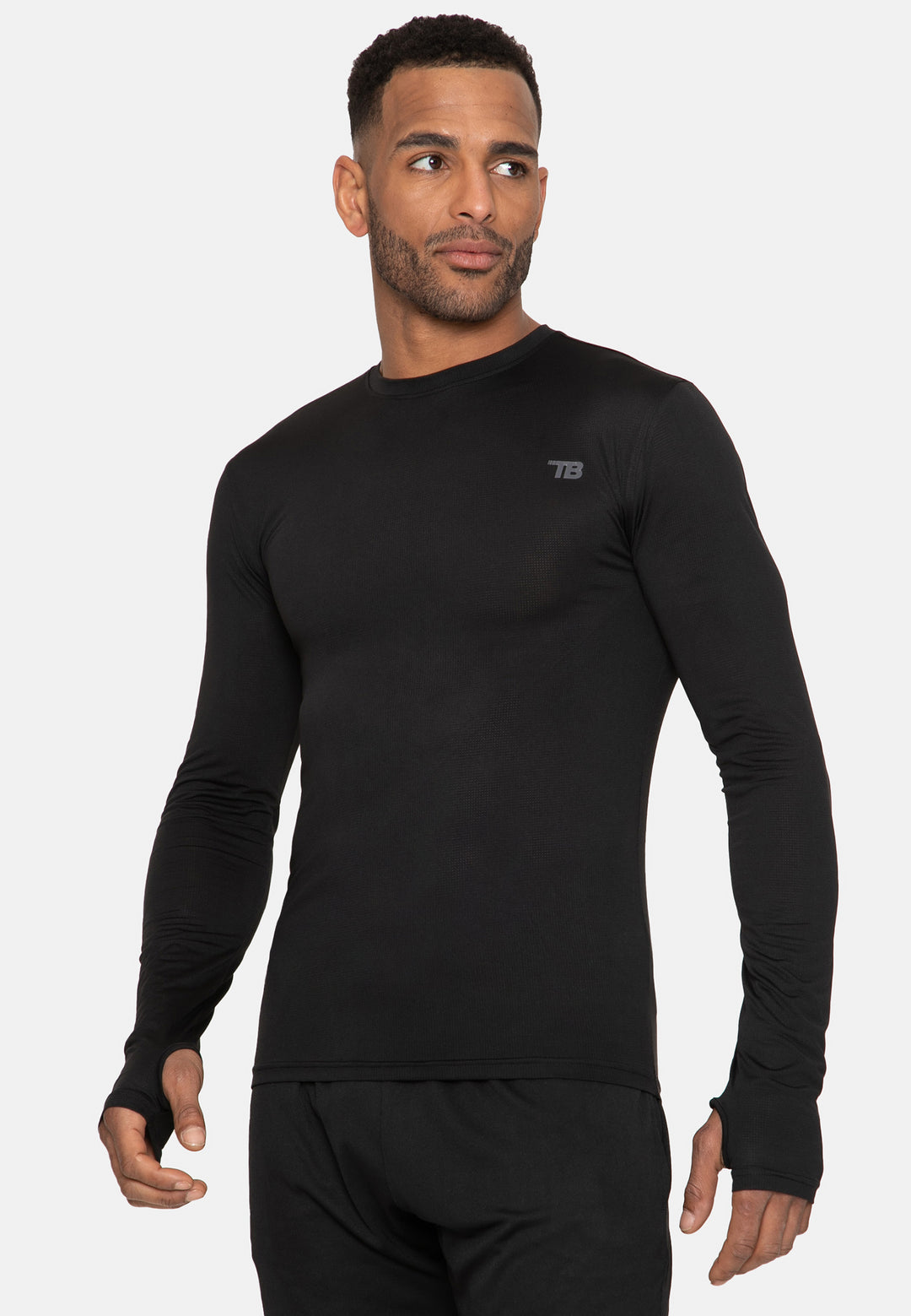 Freeman Black Plain Fitness Gym T-Shirt