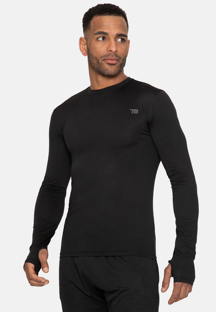 Freeman Black Plain Fitness Gym T-Shirt