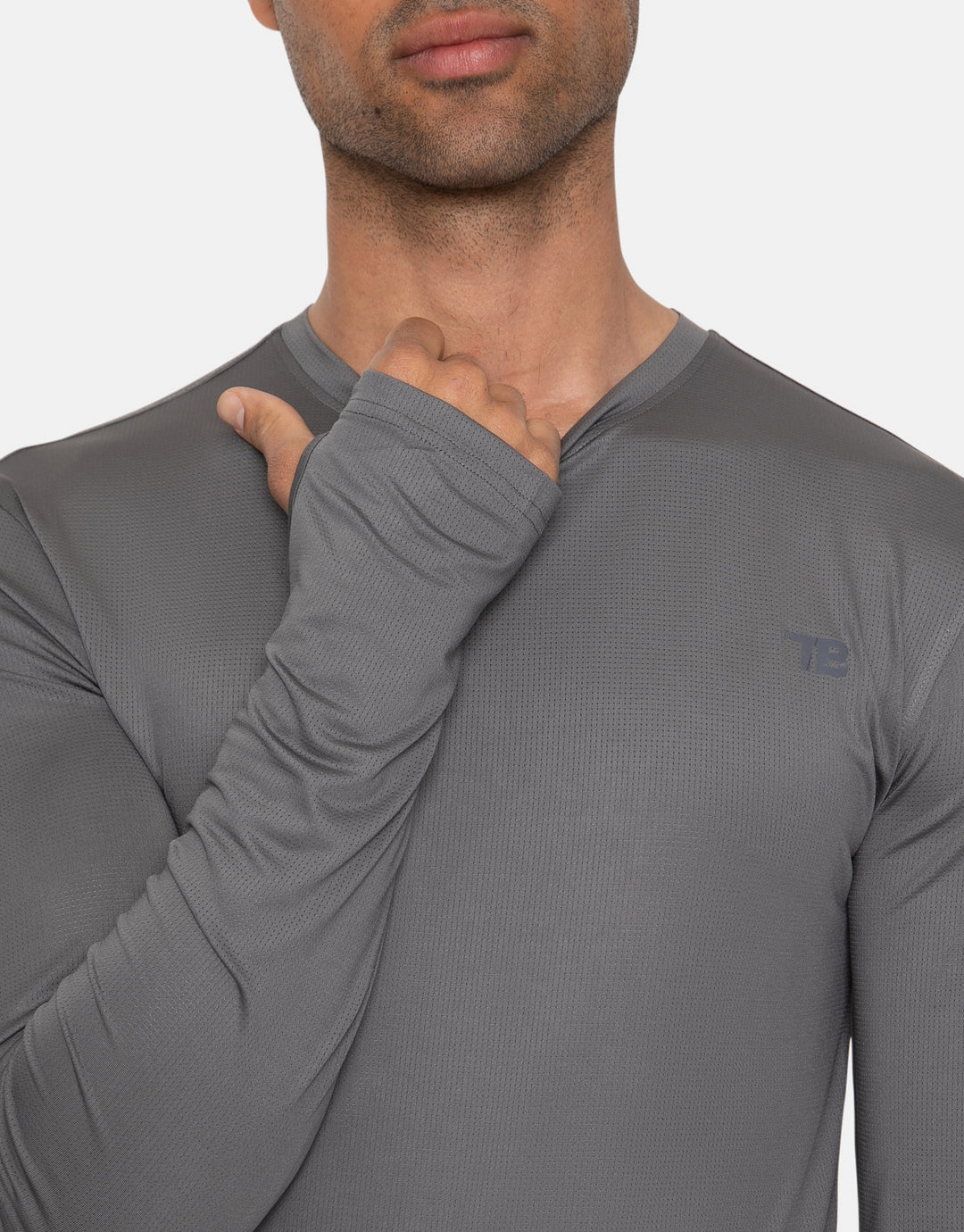 Freeman Charcoal Plain Fitness Gym T-Shirt