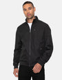 Gigg Black Internal Print Padded Harrington Jacket