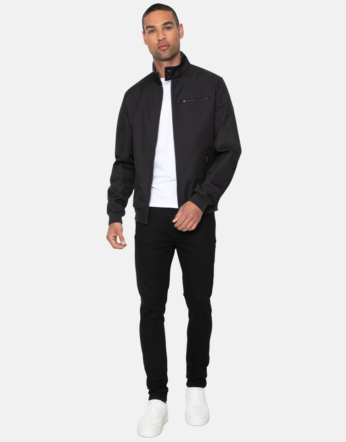 Men's Black Harrington Jacket – Threadbare