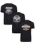 Black Slub American Crew Neck T-Shirts (3 Pack)