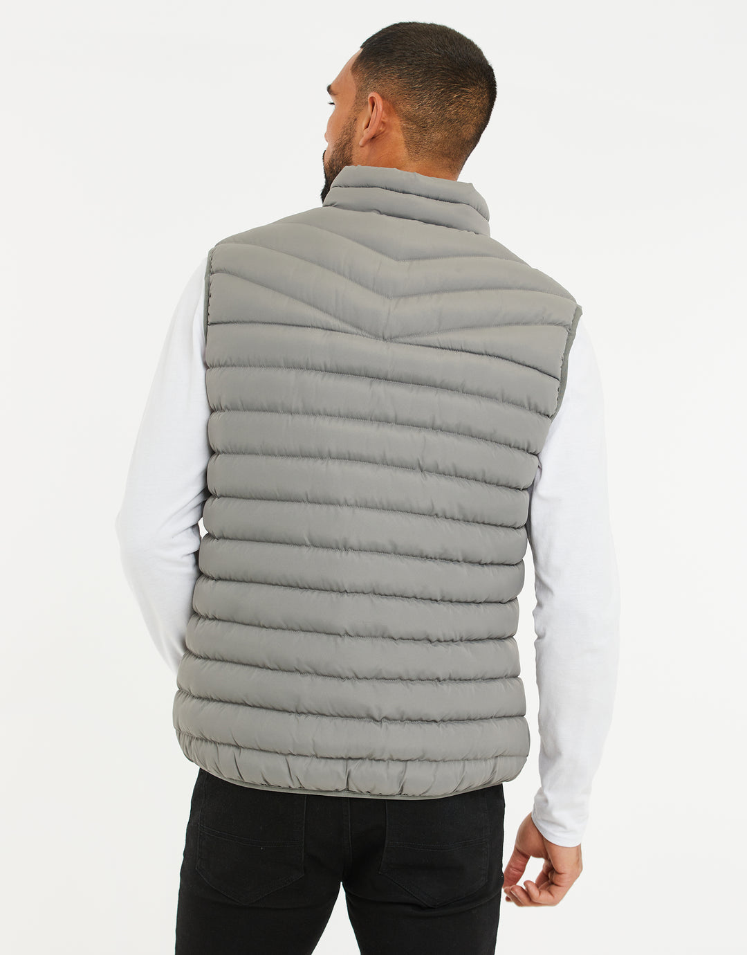 Grey Padded Gilet