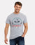 Grey Tennis Graphic Print T-Shirt