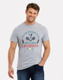 Grey Tennis Graphic Print T-Shirt