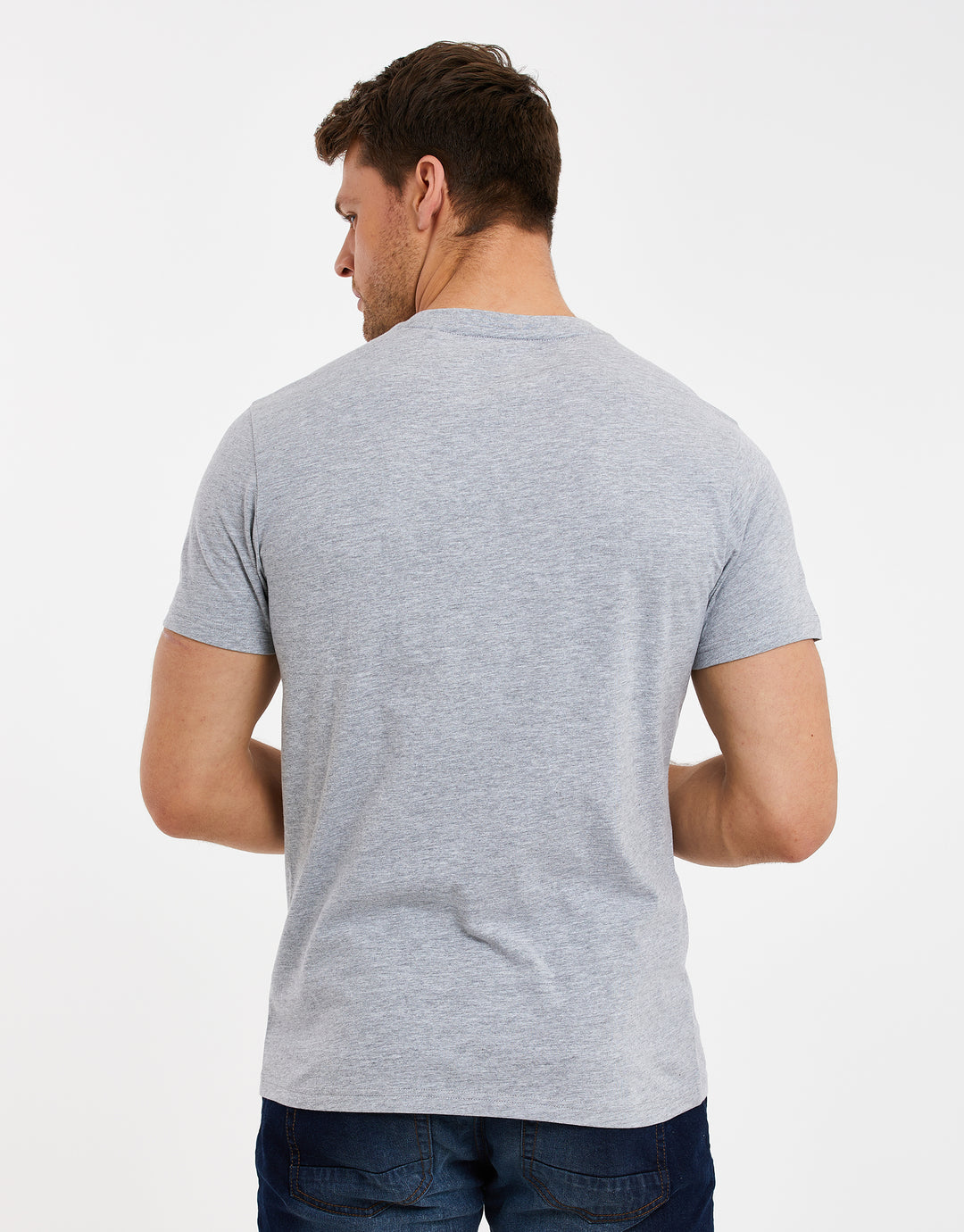 Grey Tennis Graphic Print T-Shirt