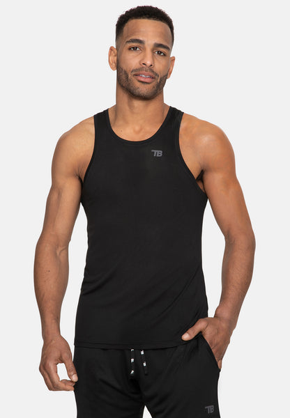 Mens Hoy Multicoloured Plain Fitness Gym Vests (2 Pack) – Threadbare