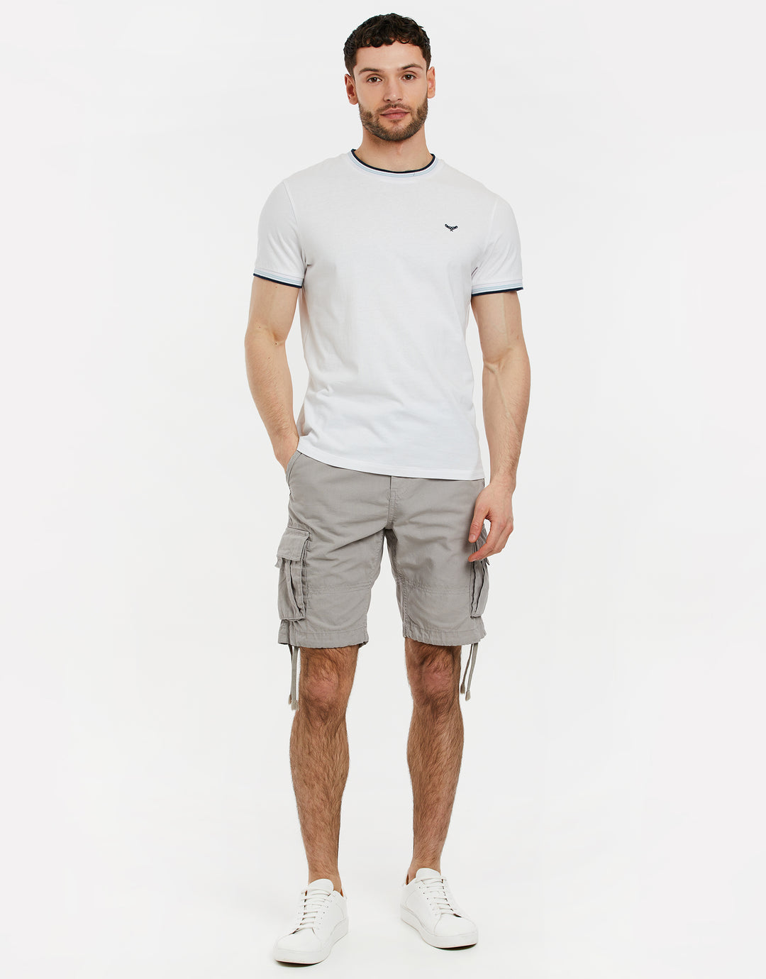 Ice Grey Cargo Shorts