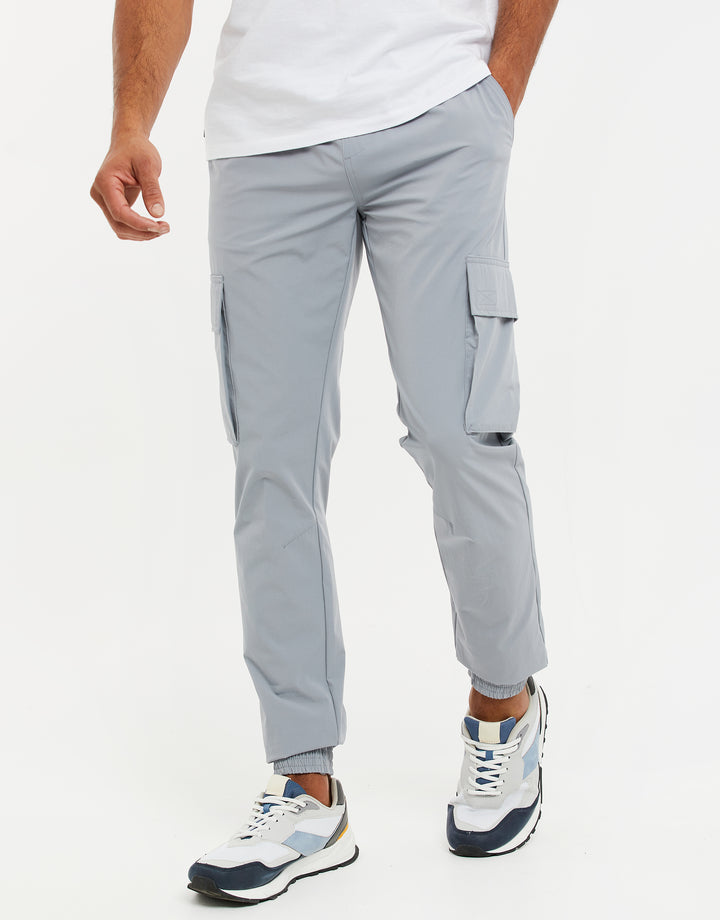 Ice Grey Cargo Trousers