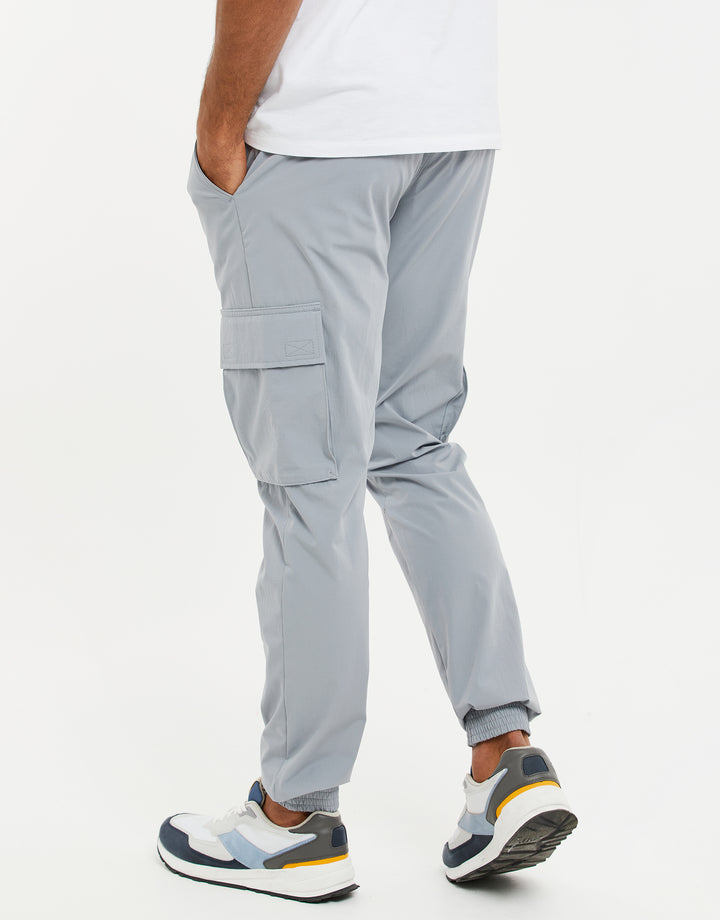 Ice Grey Cargo Trousers