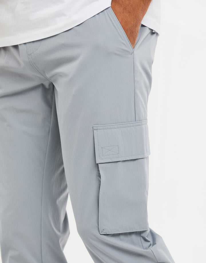 Ice Grey Cargo Trousers