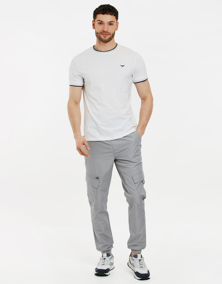 Ice Grey Cargo Trousers