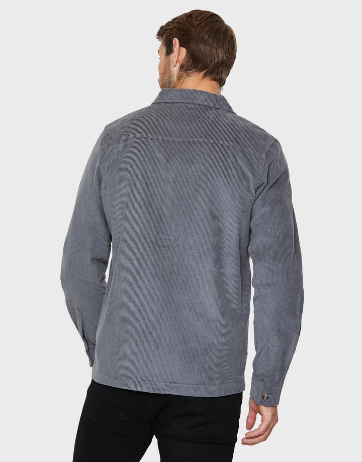 Iron Charcoal Plain Casual Shirts