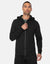 Black Zip-Through Gym Hoodie