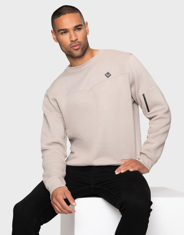 Karlo Putty Plain Sweatshirt