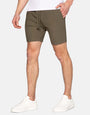 Khaki Green Jogger Style Chino Shorts