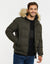Khaki Green Parka Puffer Jacket