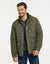 Khaki Green Onion Quilted Jacket